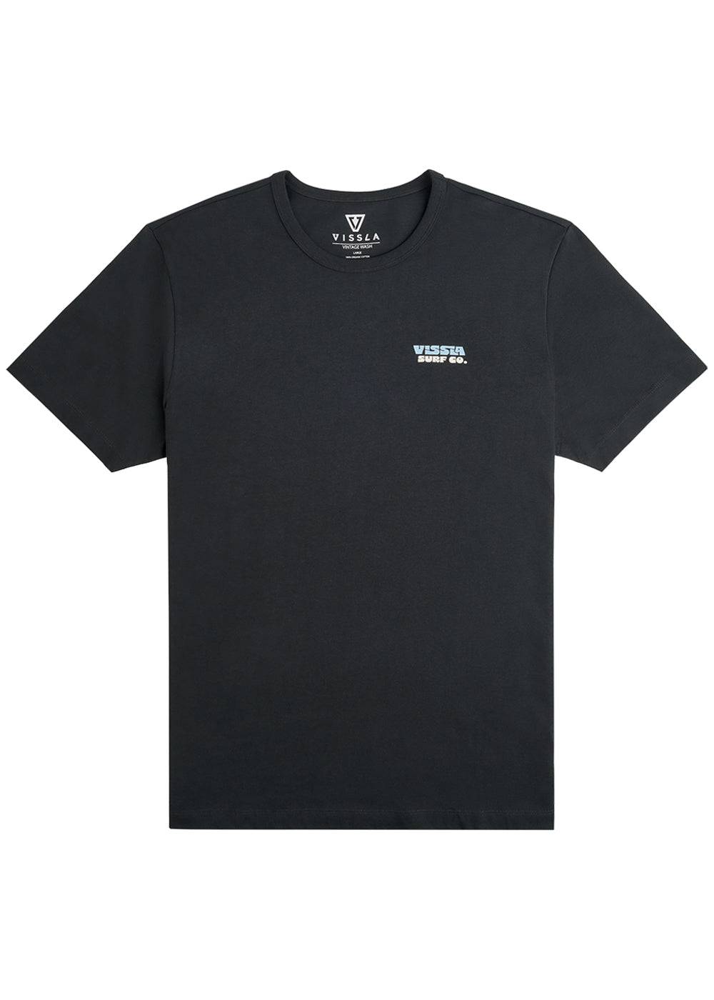 Vissla Sunset Wave Tee, Black