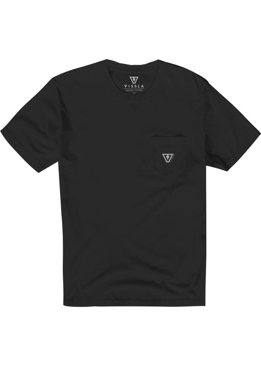 Vissla Established Premium PKT Tee - Black