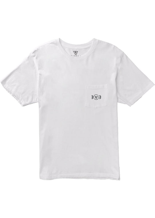 Vissla Lounge Premium Tee - White