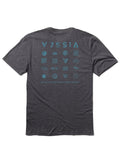 Vissla Glyphs Comp Lite Eco Performance Tee - BLH