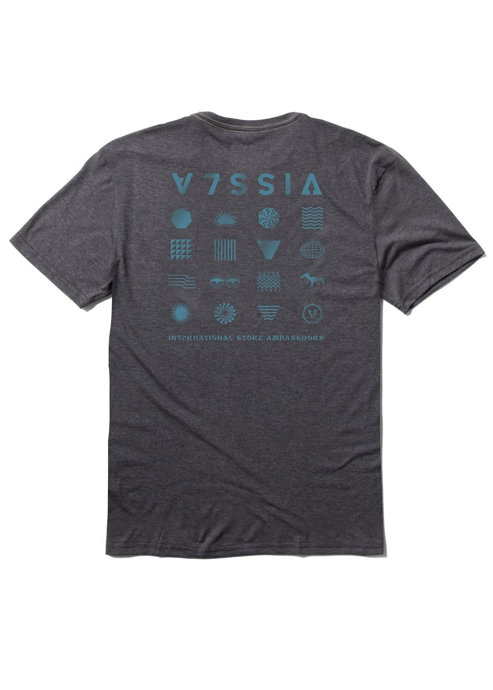Vissla Glyphs Comp Lite Eco Performance Tee - BLH