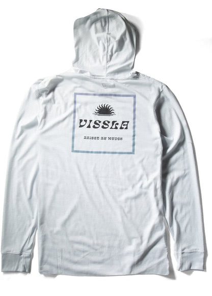 Vissla The Box Comp Lite Eco Ls Hooded Performance Tee - White