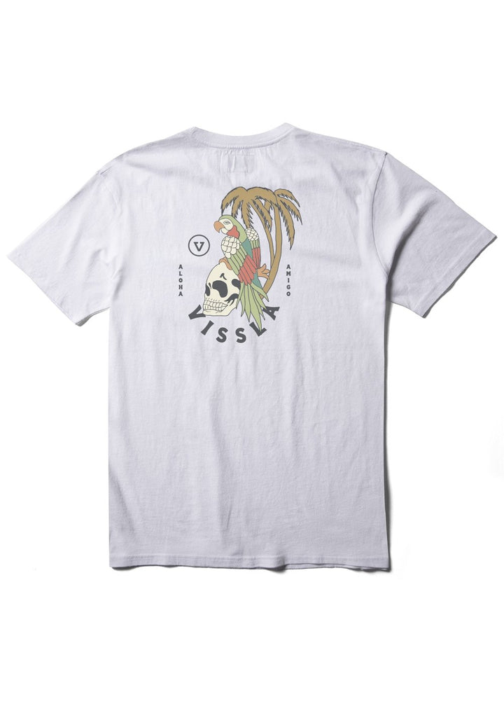 Vissla Parrodise SS PKT Tee - White