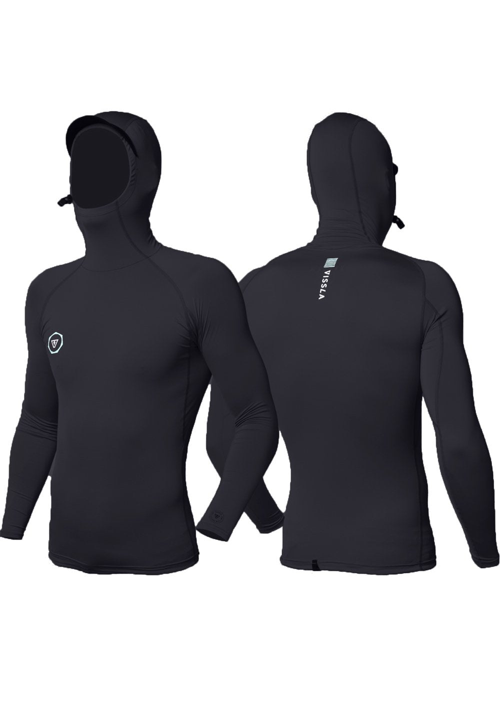 Vissla Warm Seas Eco Hooded Lycra - black