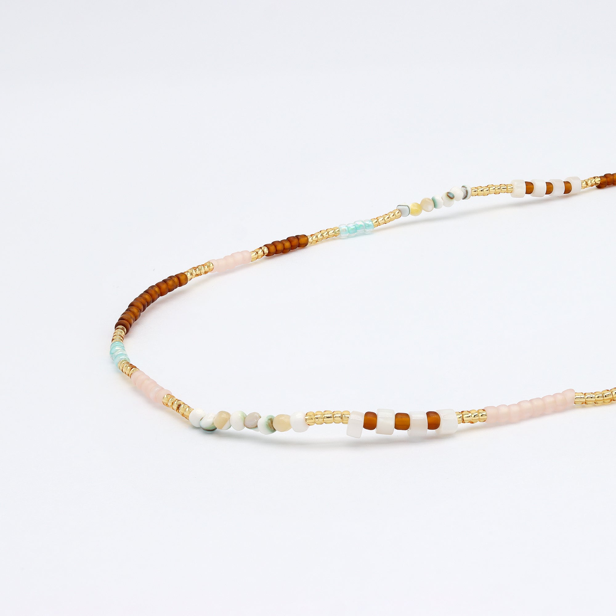 Alam Dainty Beaded Necklace
