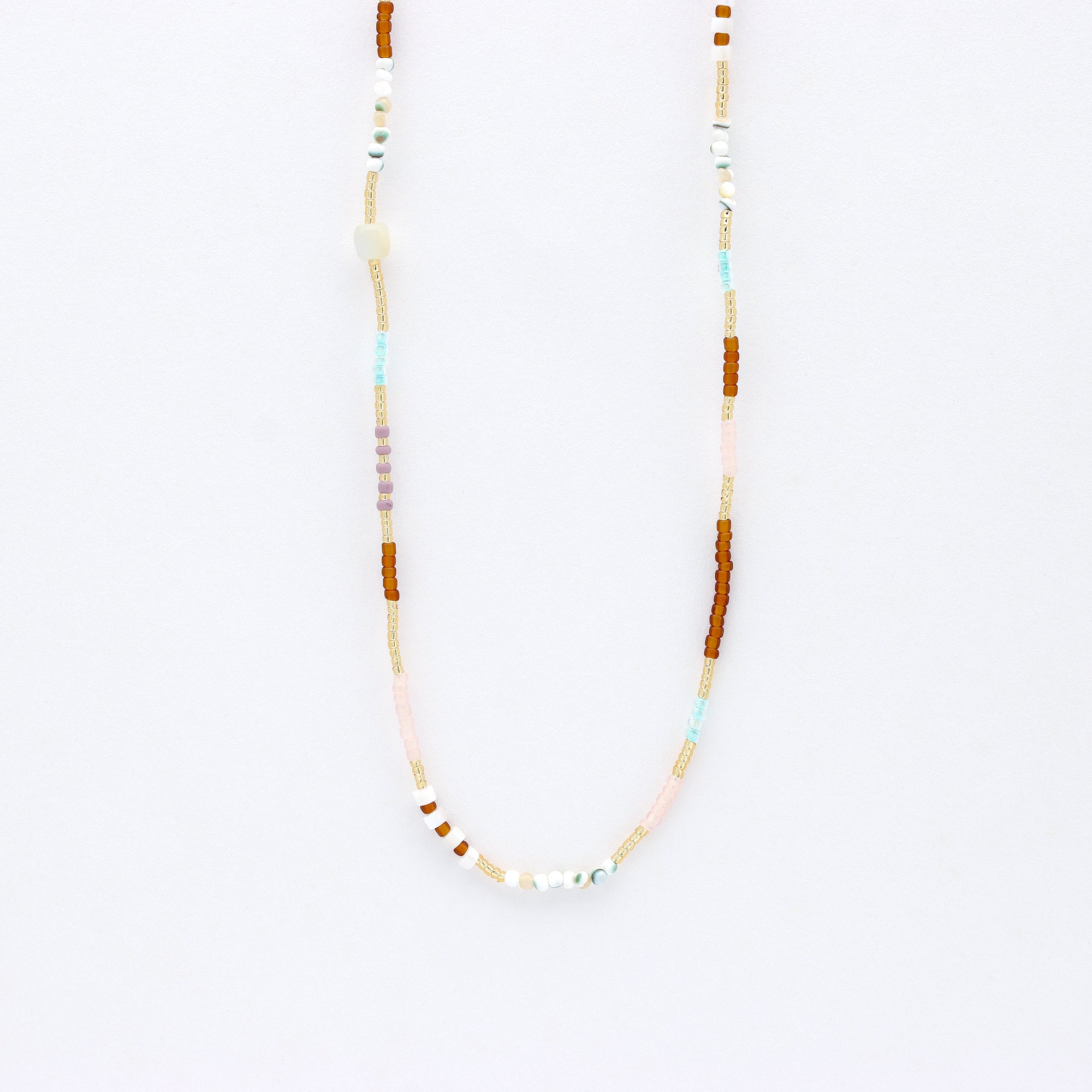 Alam Dainty Beaded Necklace