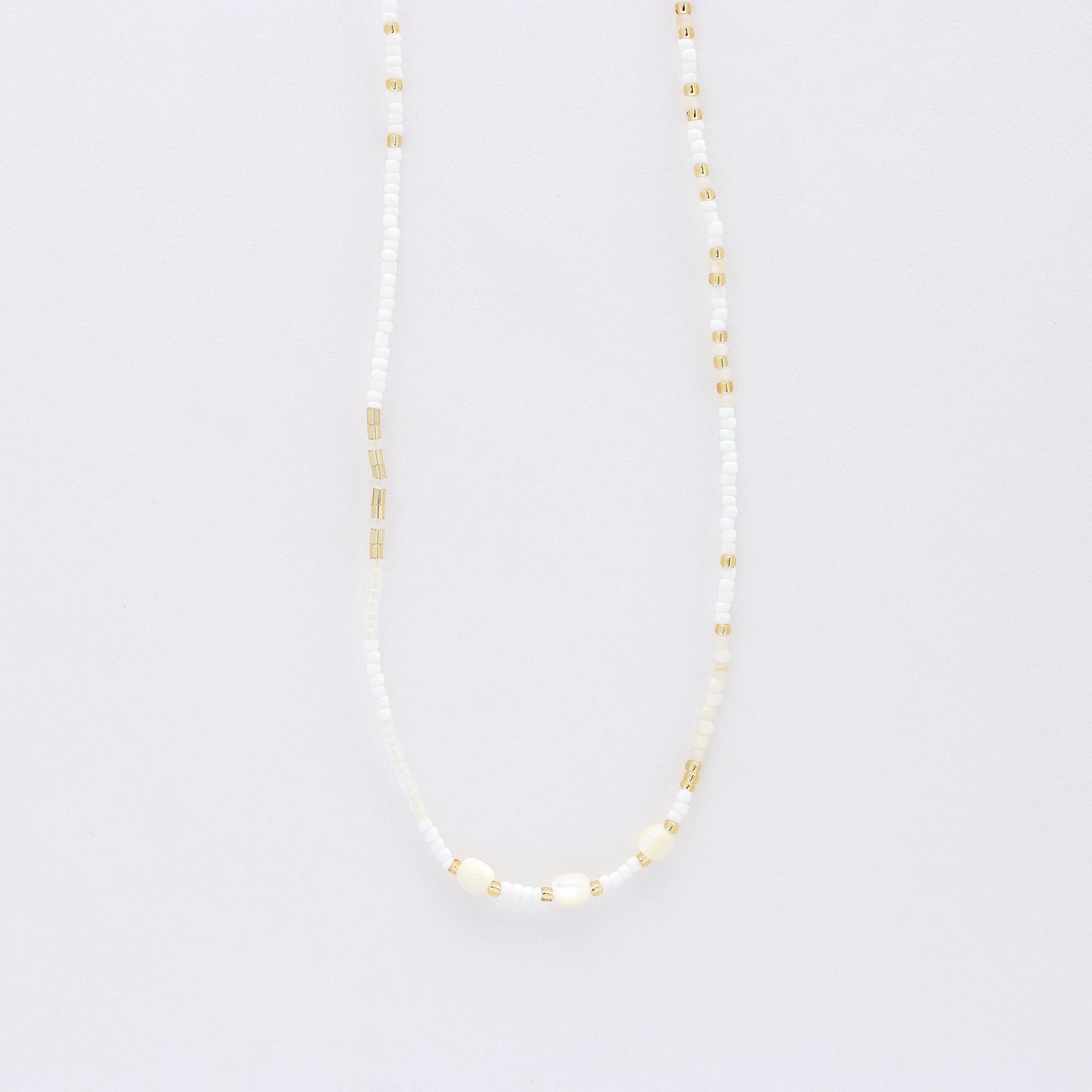 Pasir Mother of Pearl Beaded Necklace