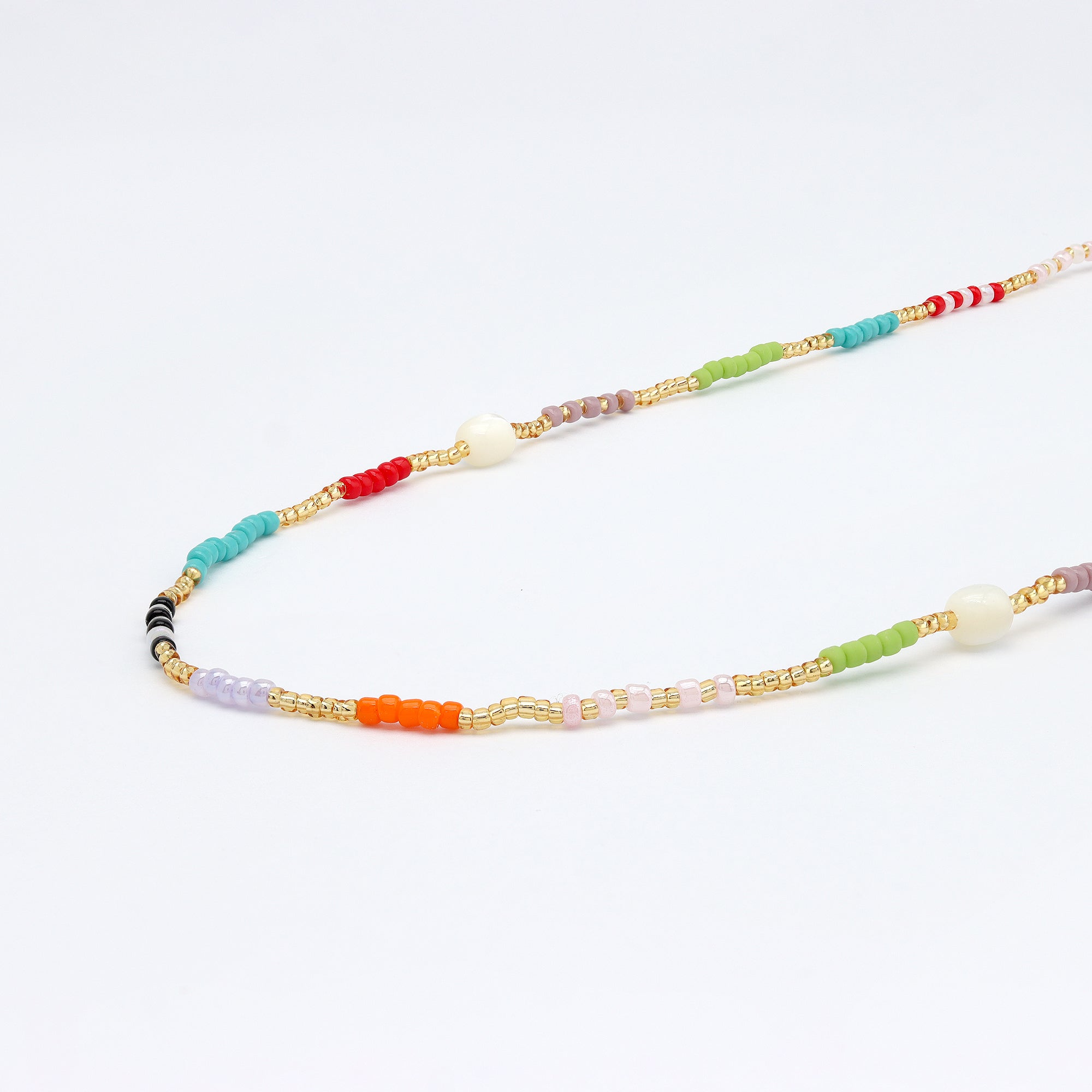 Berpesta Colourful Beaded Necklace