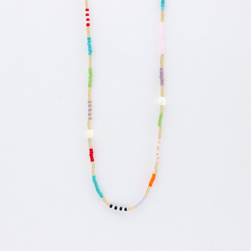 Berpesta Colourful Beaded Necklace
