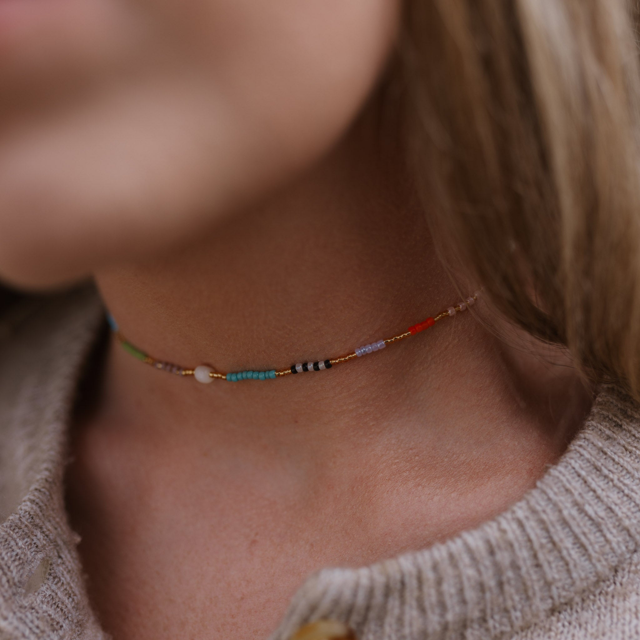 Berpesta Colourful Beaded Necklace