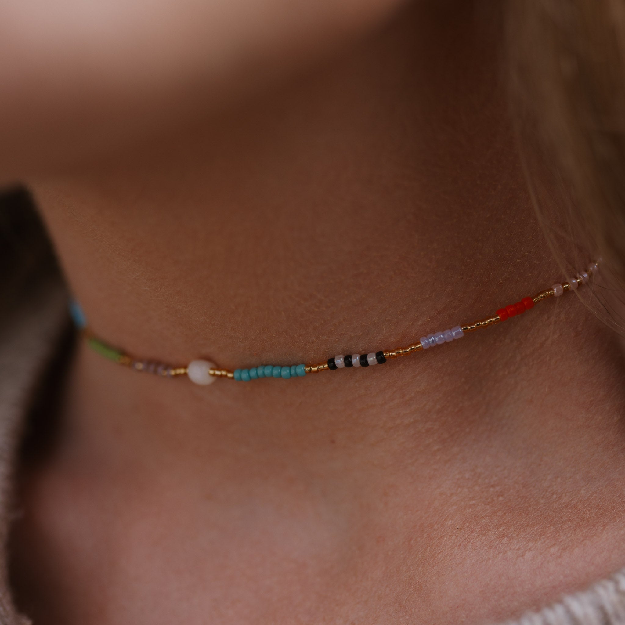 Berpesta Colourful Beaded Necklace