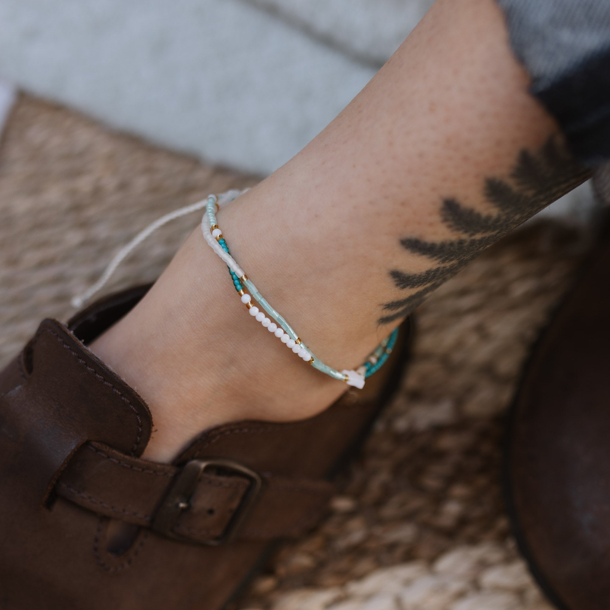 Bintang Laut Beaded Anklet