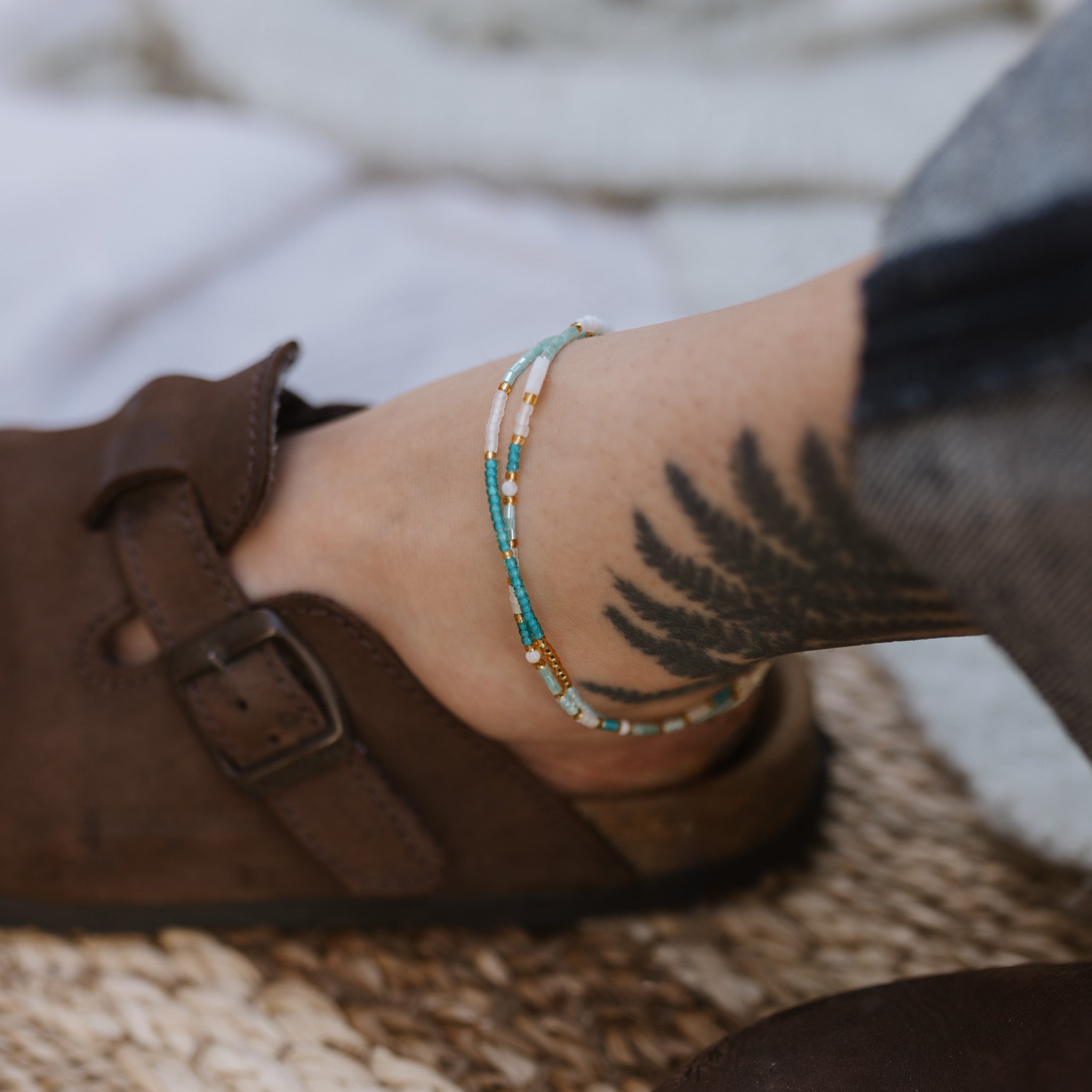 Bintang Laut Beaded Anklet