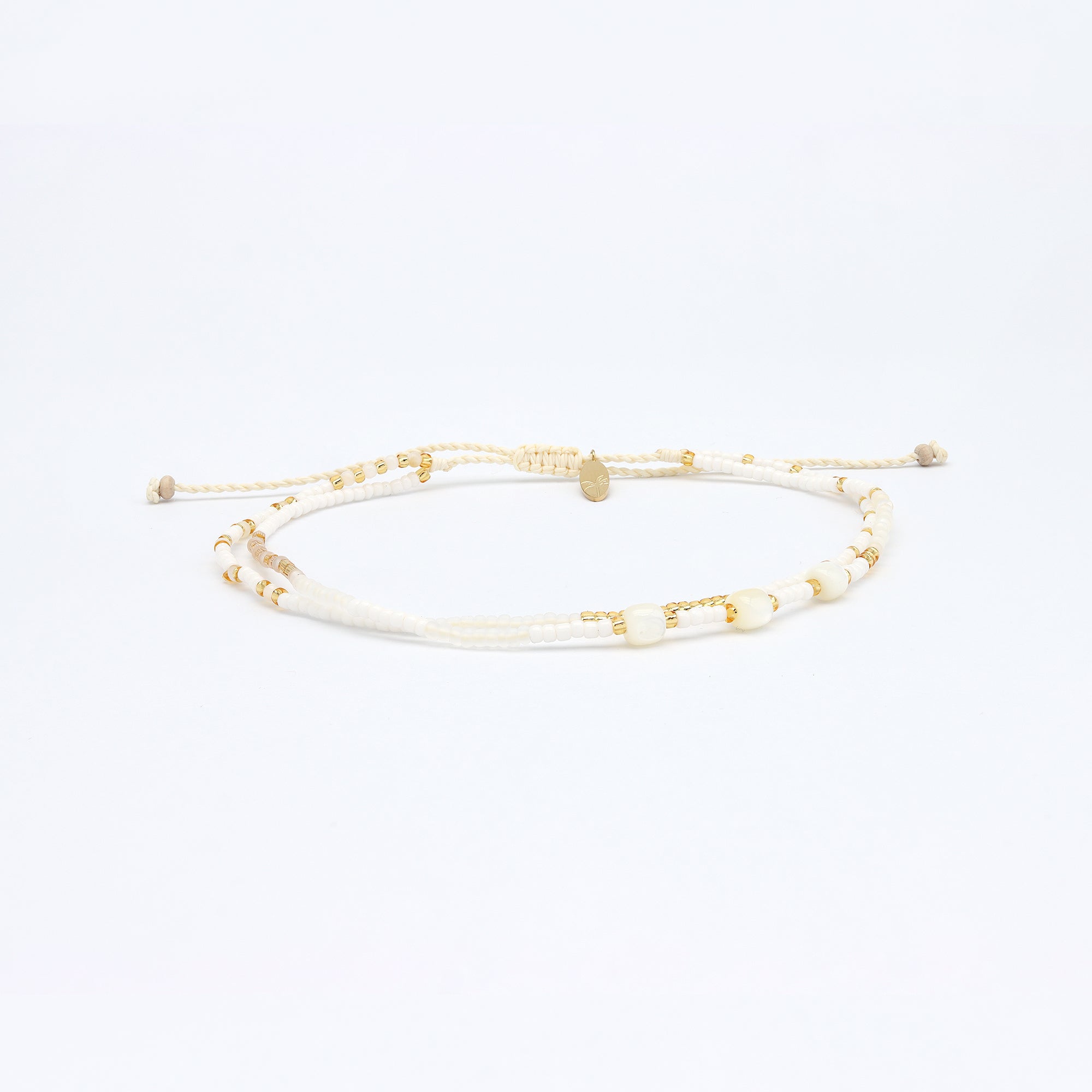Pasir Mother of Pearl Beaded Anklet