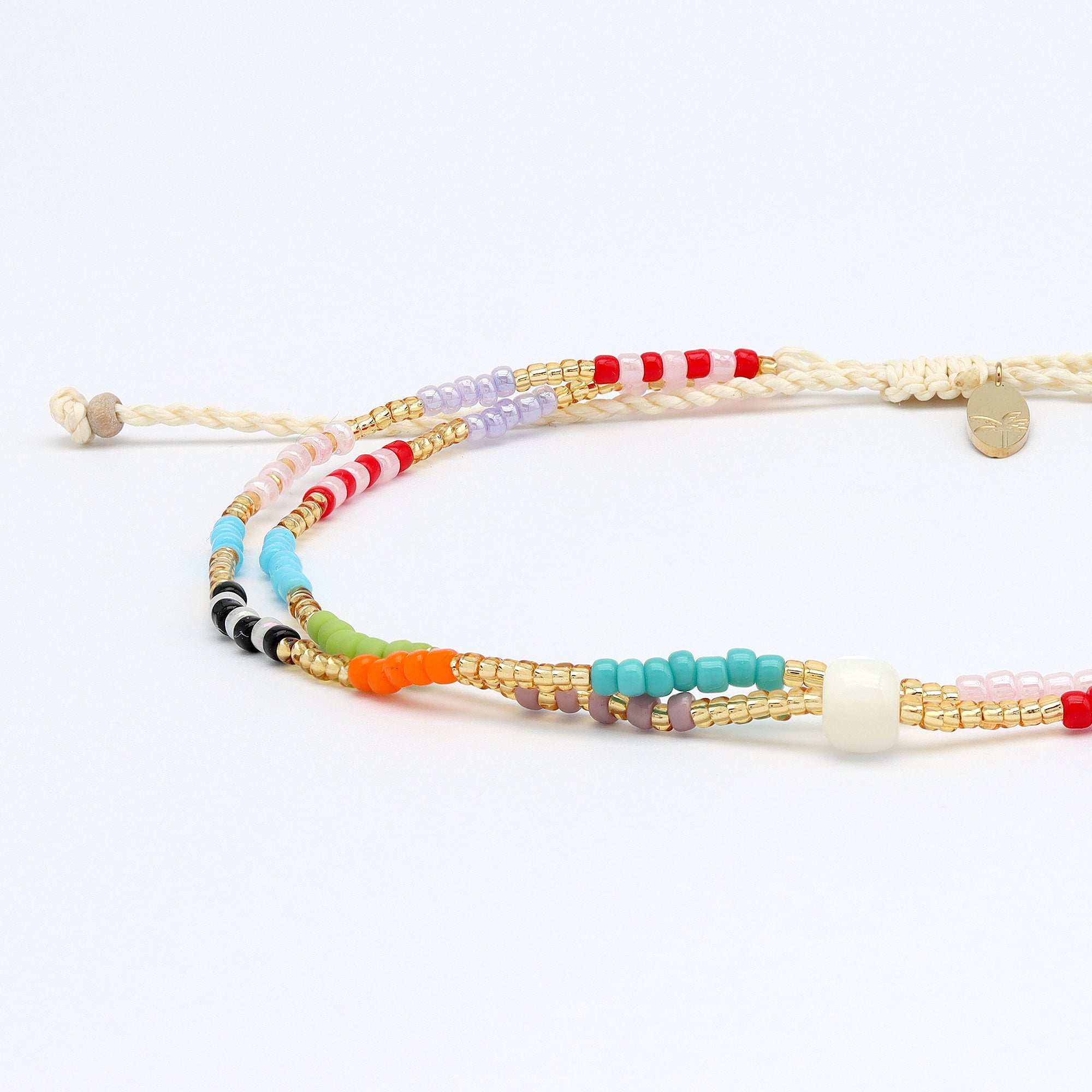 Berpesta Colourful Beaded Anklet