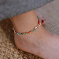 Berpesta Colourful Beaded Anklet