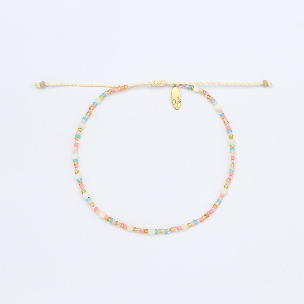 Surya Golden Beaded Anklet