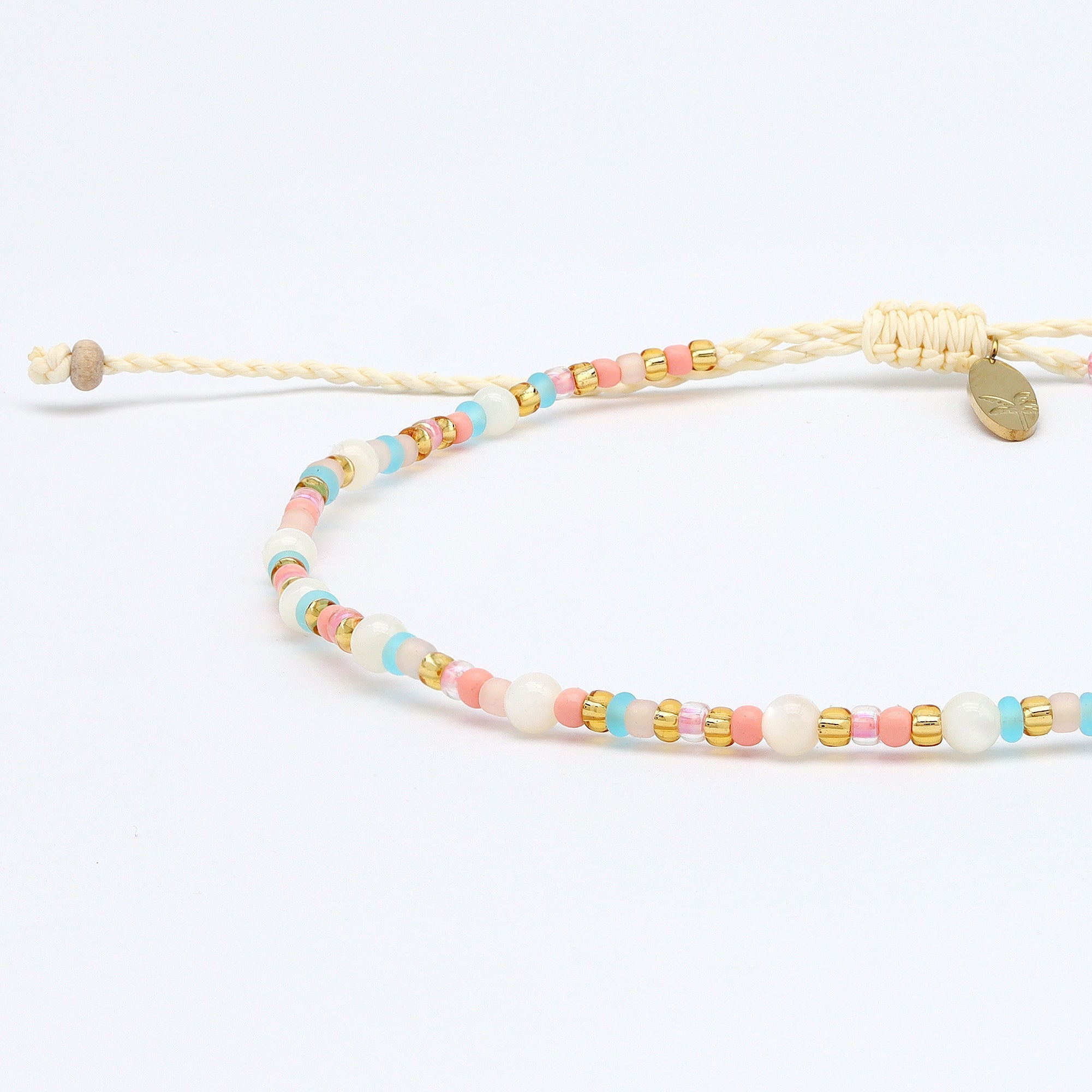 Surya Golden Beaded Anklet