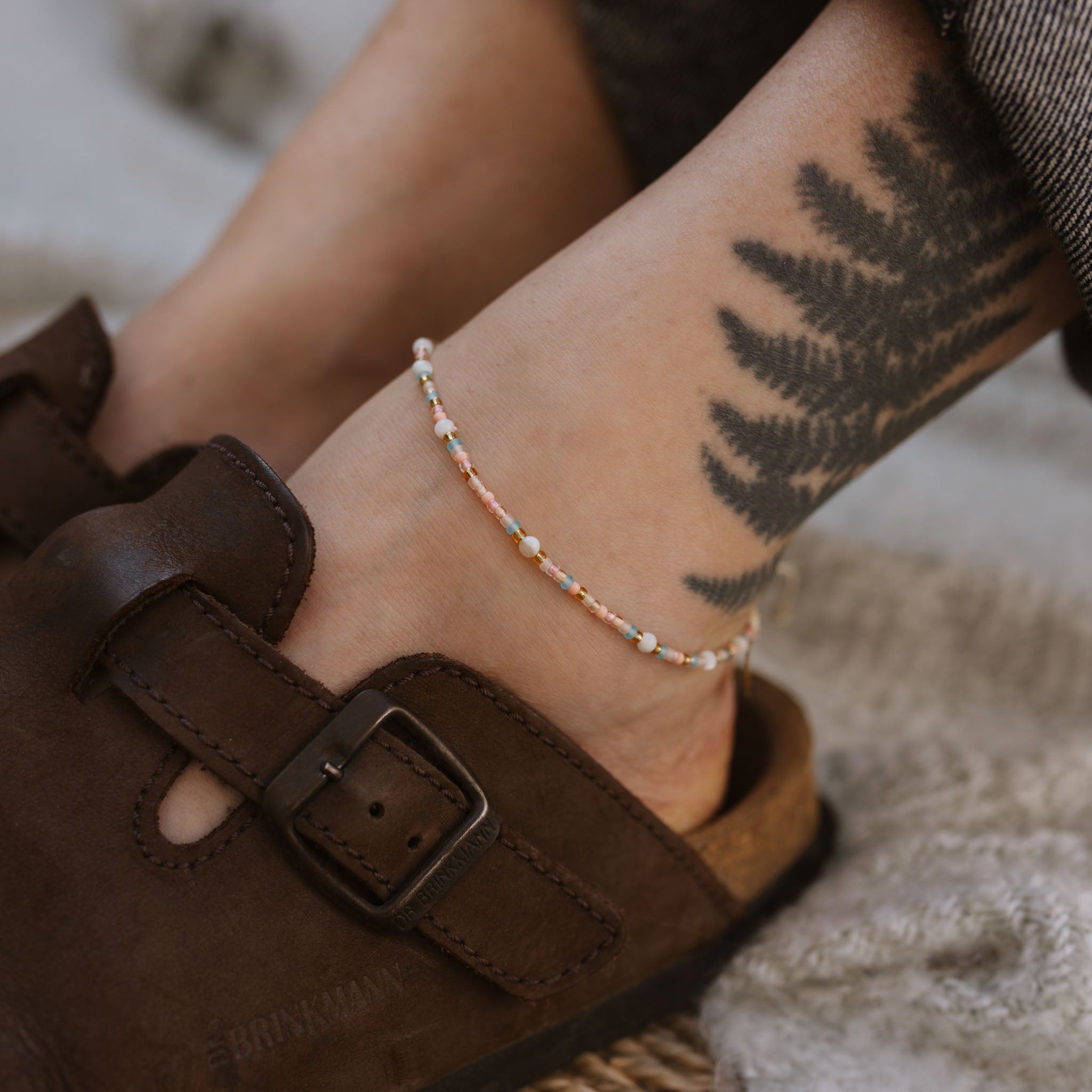 Horison Light Beaded Anklet