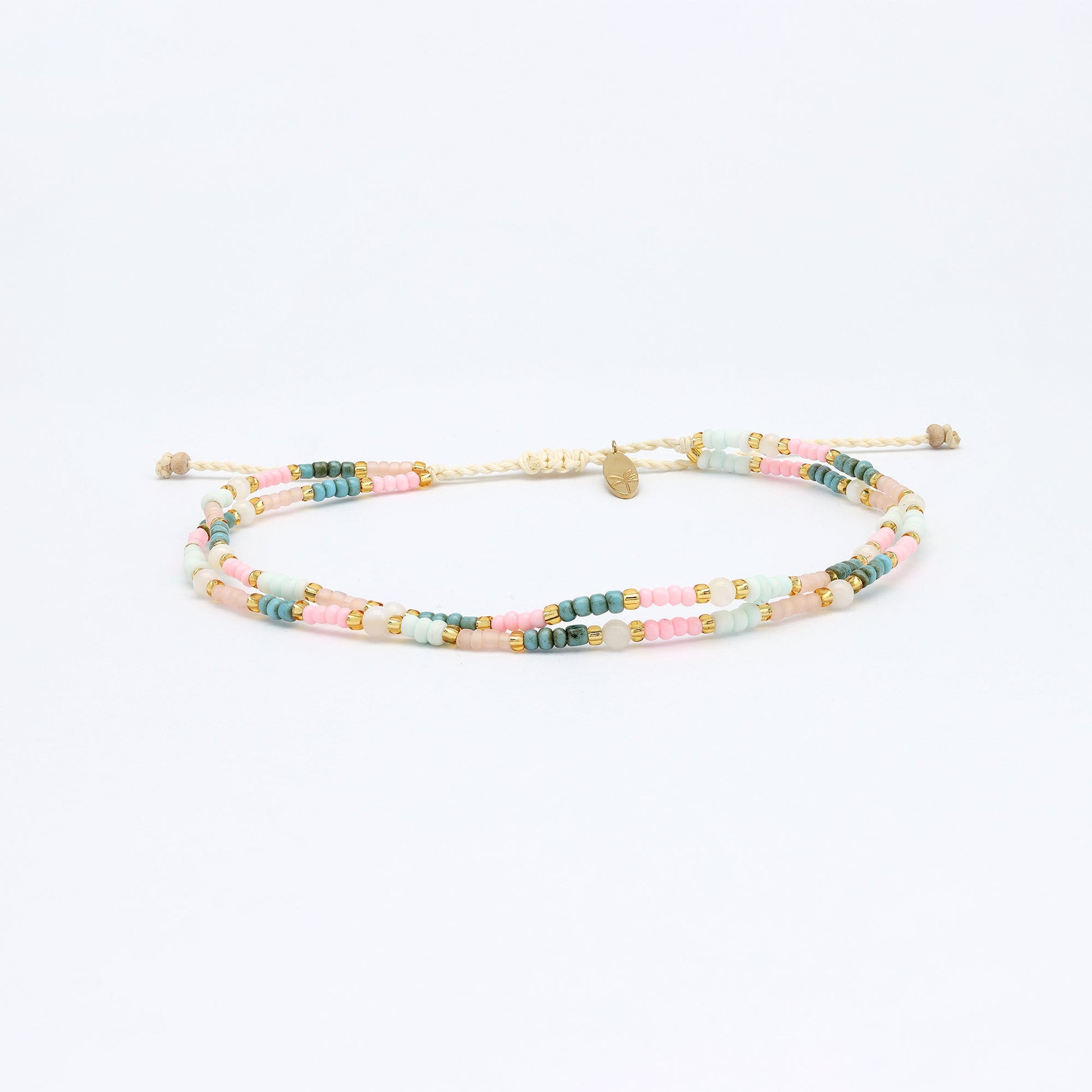 Kemboja Pastel Beaded Anklet