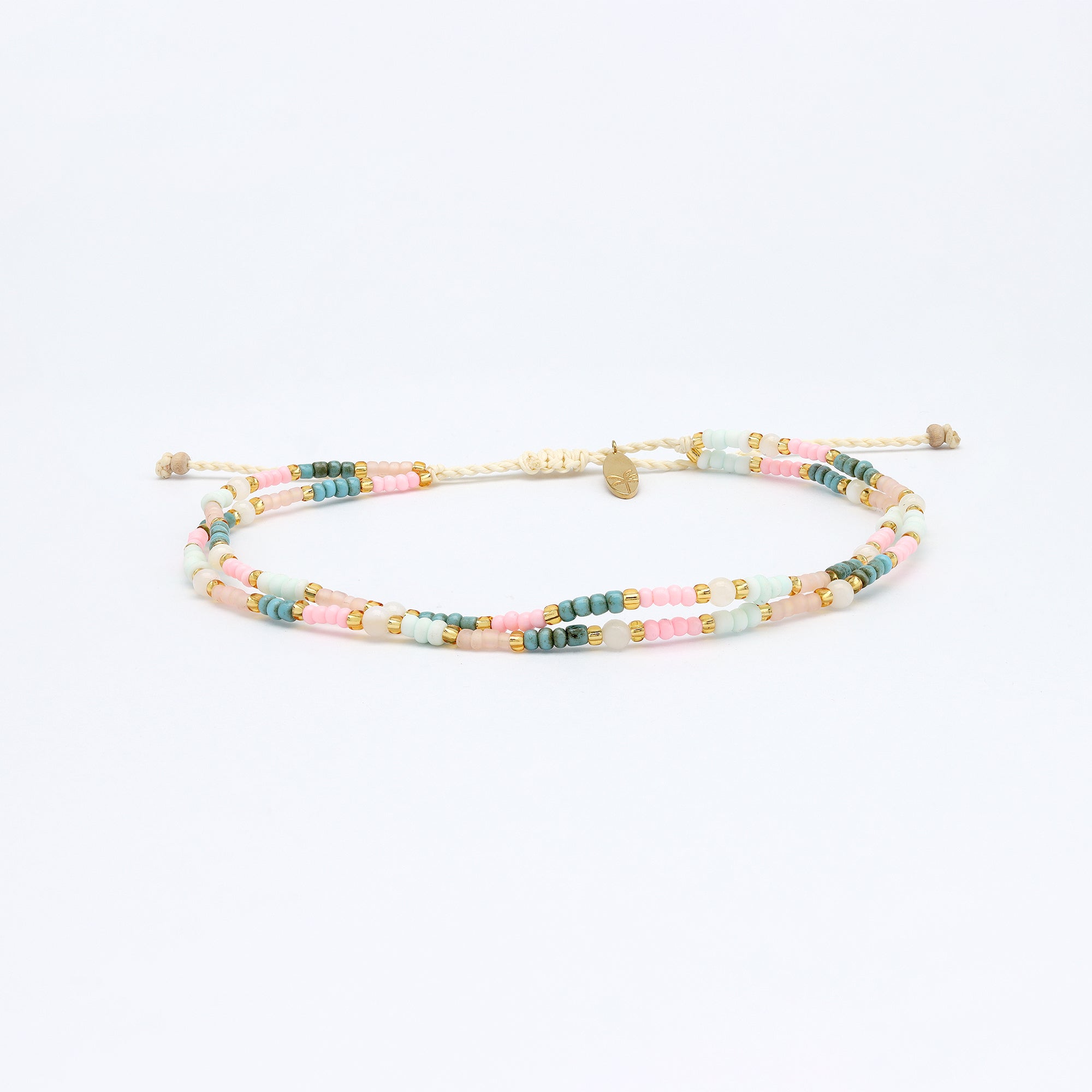 Kemboja Pastel Beaded Anklet