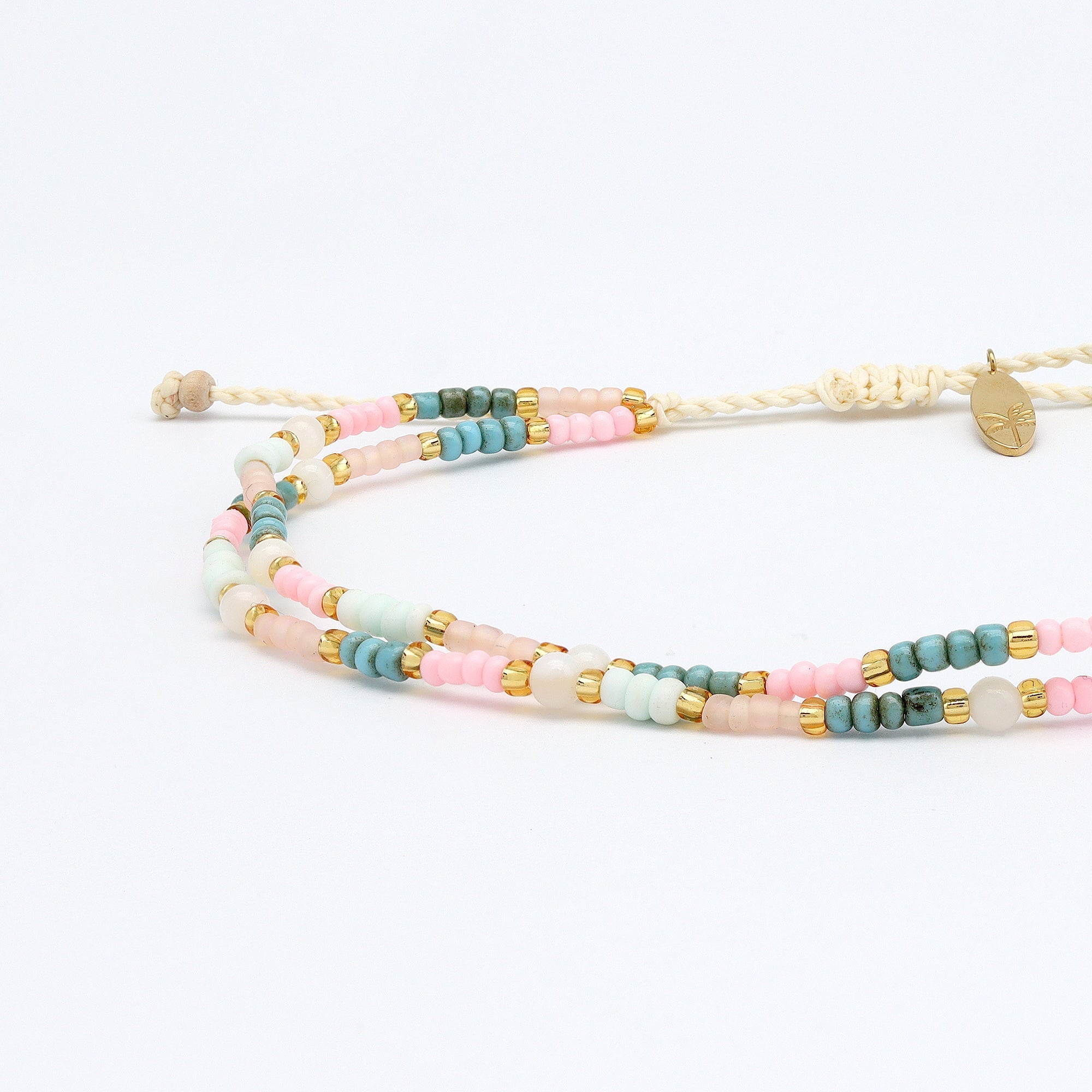 Kemboja Pastel Beaded Anklet