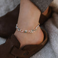 Kemboja Pastel Beaded Anklet