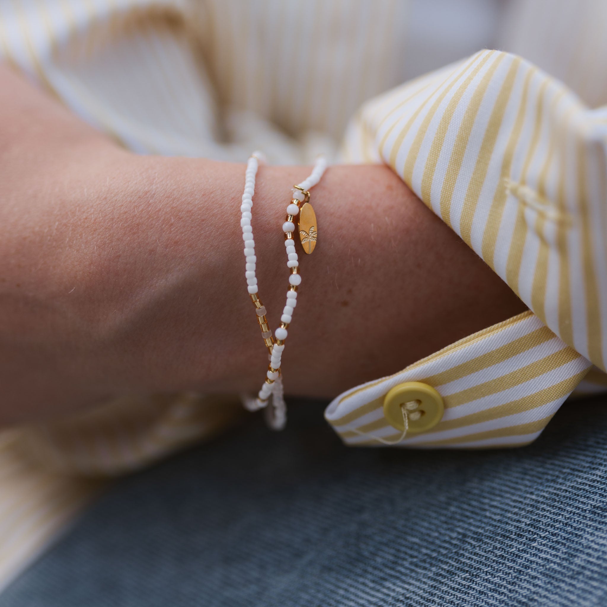 Pasir Mother of Pearl Beaded Bracelet