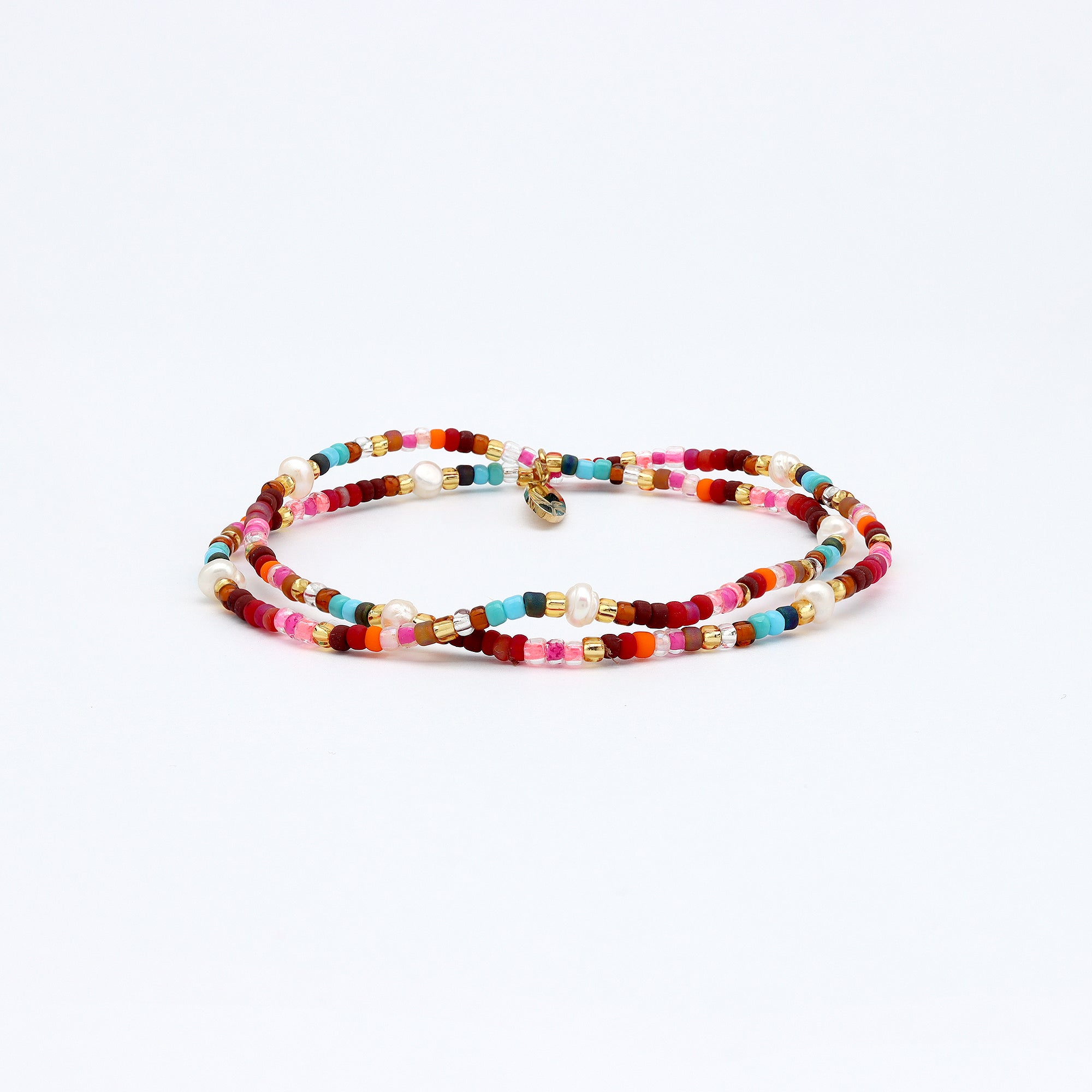 Merah Dainty Beaded Bracelet