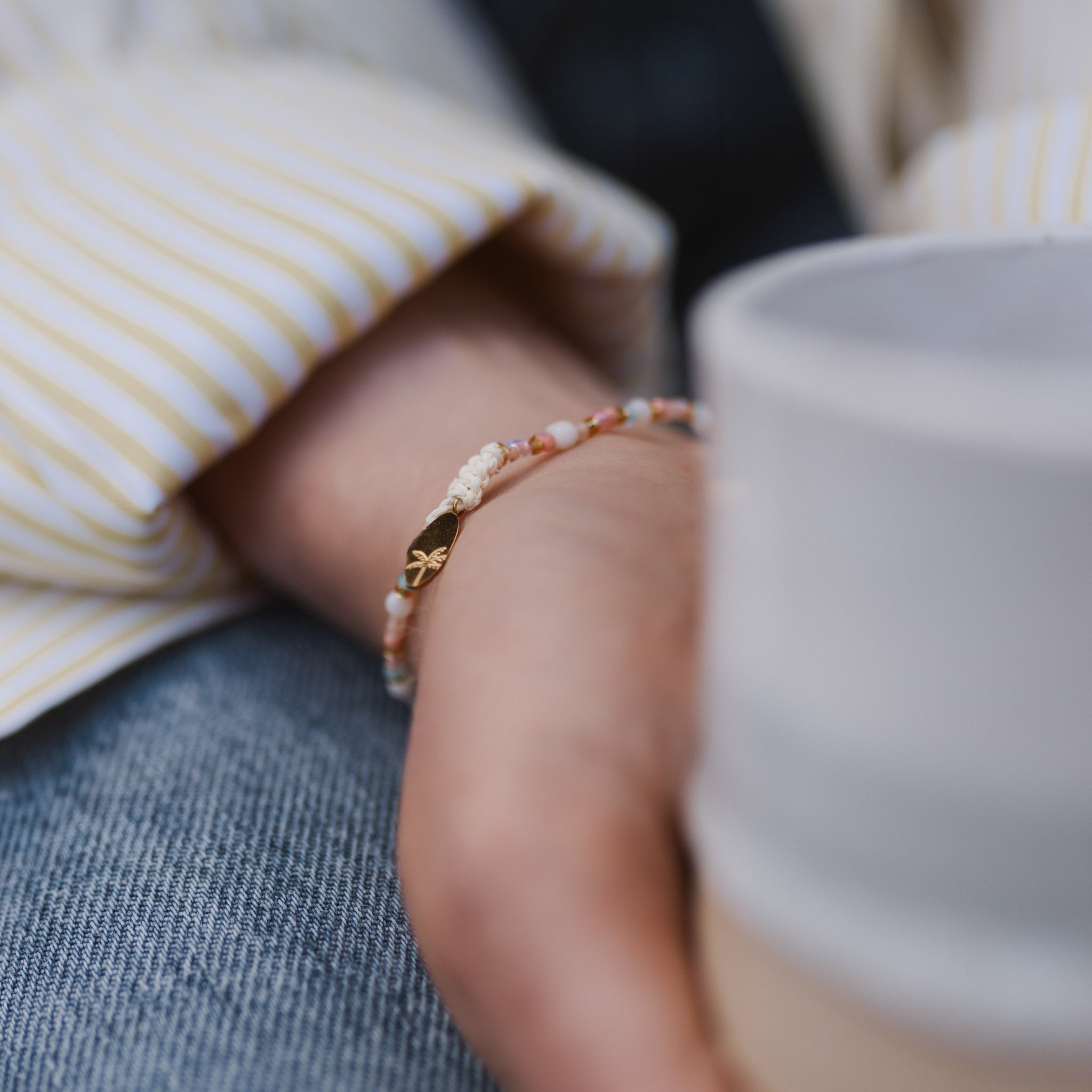 Surya Golden Beaded Bracelet