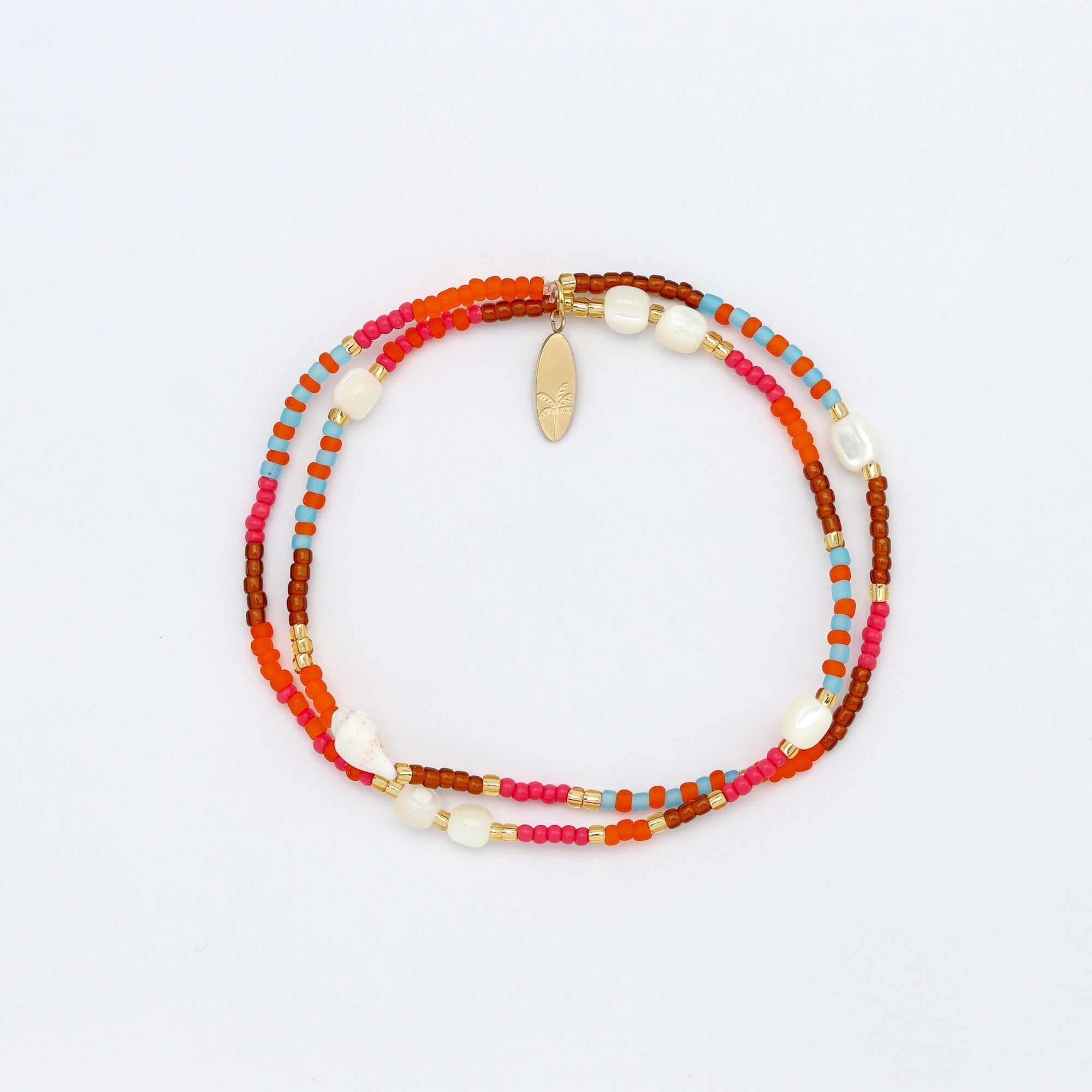 Tropis Beaded Shell Bracelet