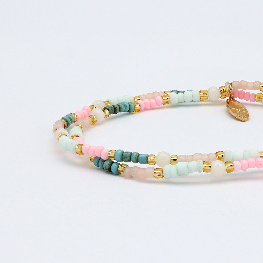 Kemboja Pastel Beaded Bracelet