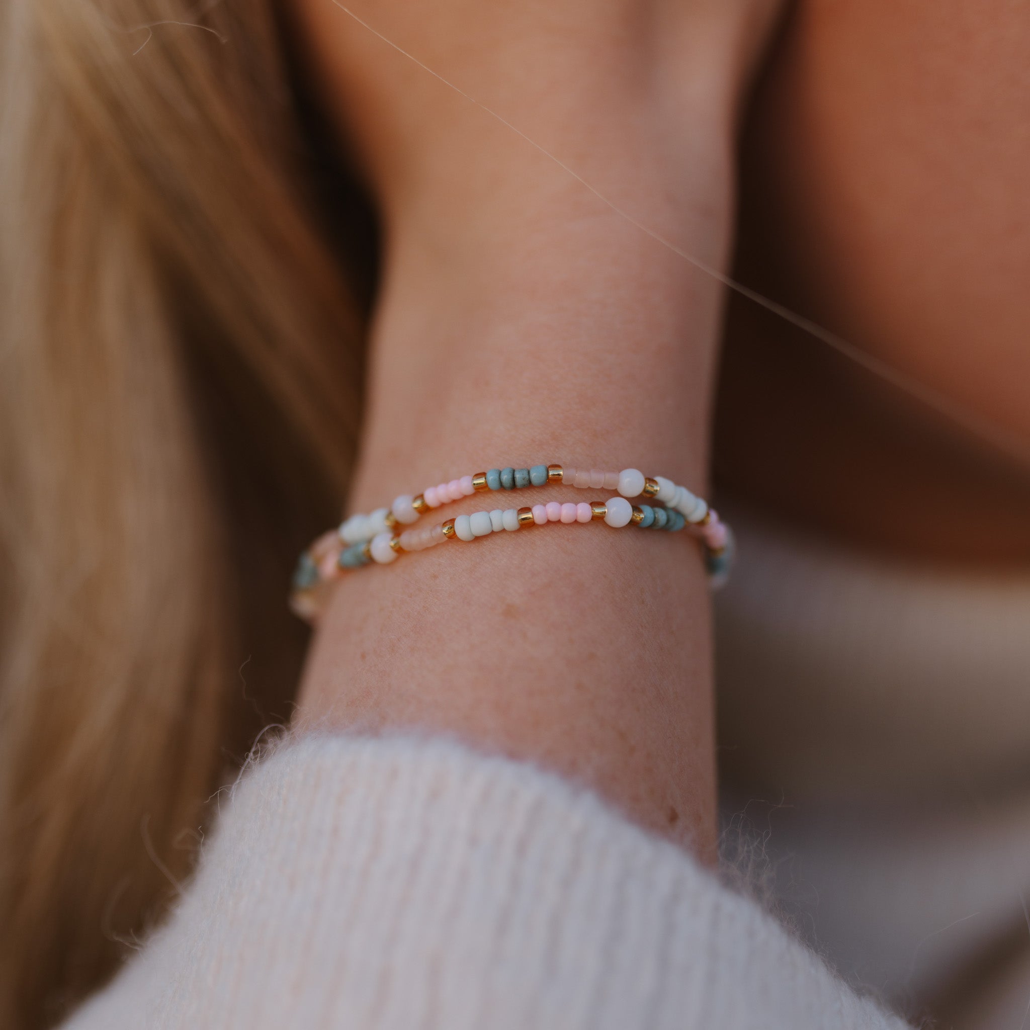 Kemboja Pastel Beaded Bracelet