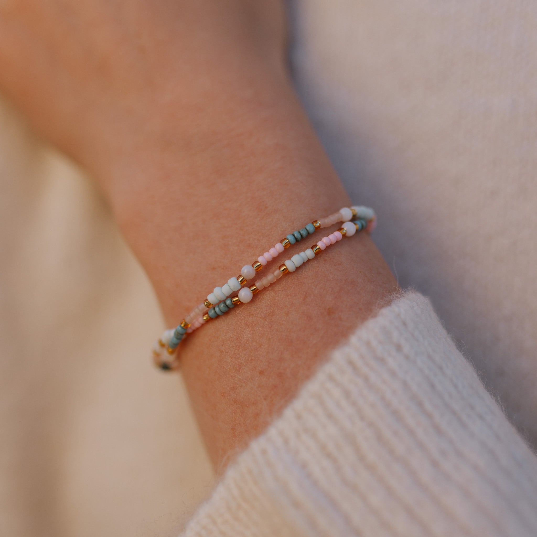 Kemboja Pastel Beaded Bracelet