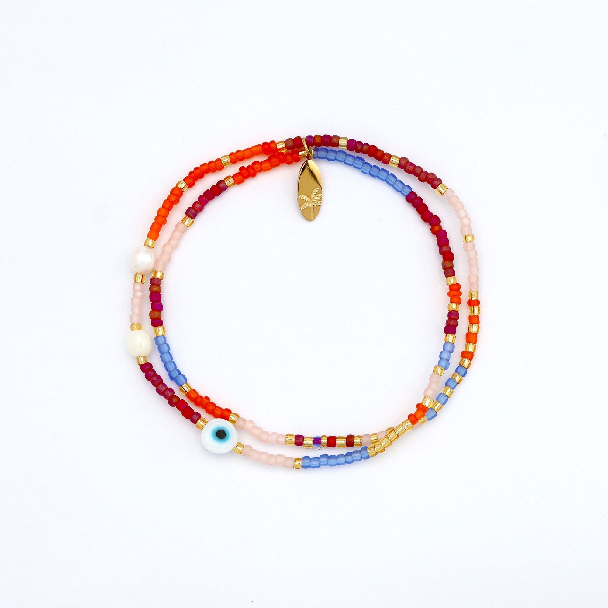 Matahari Evil Eye Beaded Bracelet