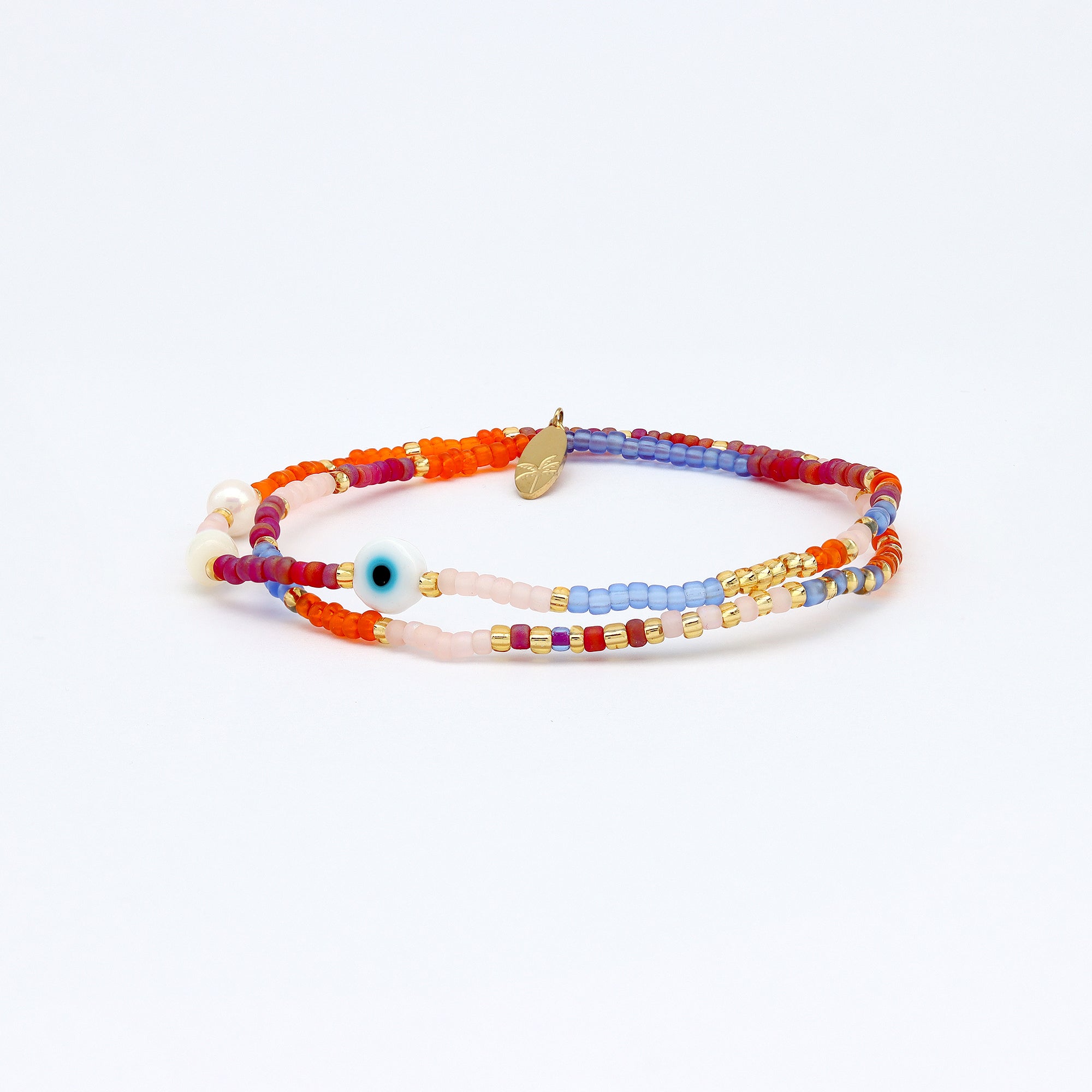 Matahari Evil Eye Beaded Bracelet