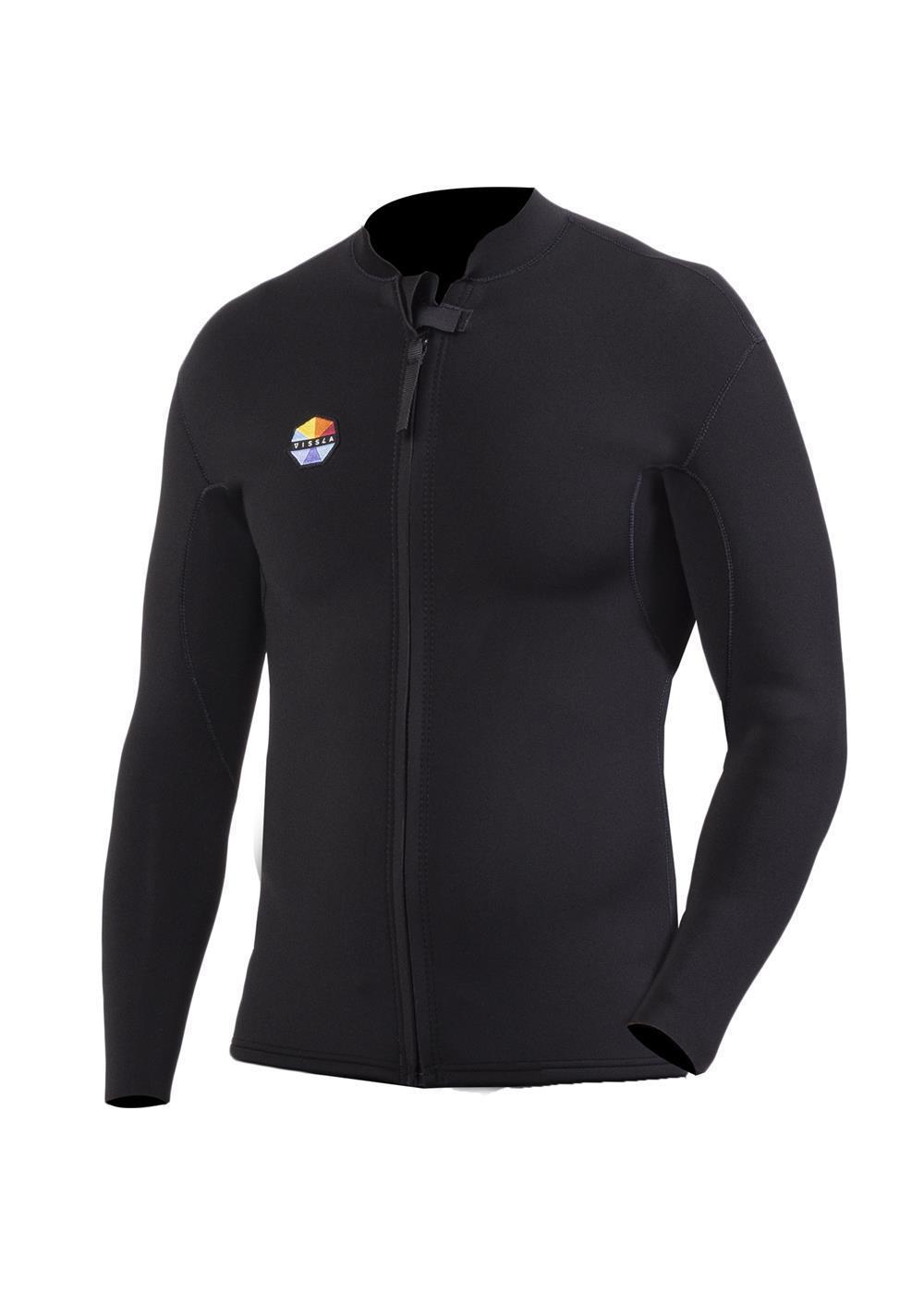 Vissla Solid Sets 2mm Front Zip L/S Wetsuit Jacket