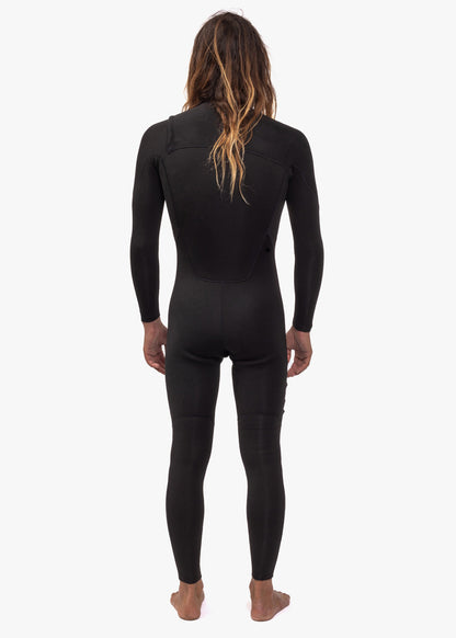 Vissla 7 Seas 3-2 Chest Zip Full Suit - stealth