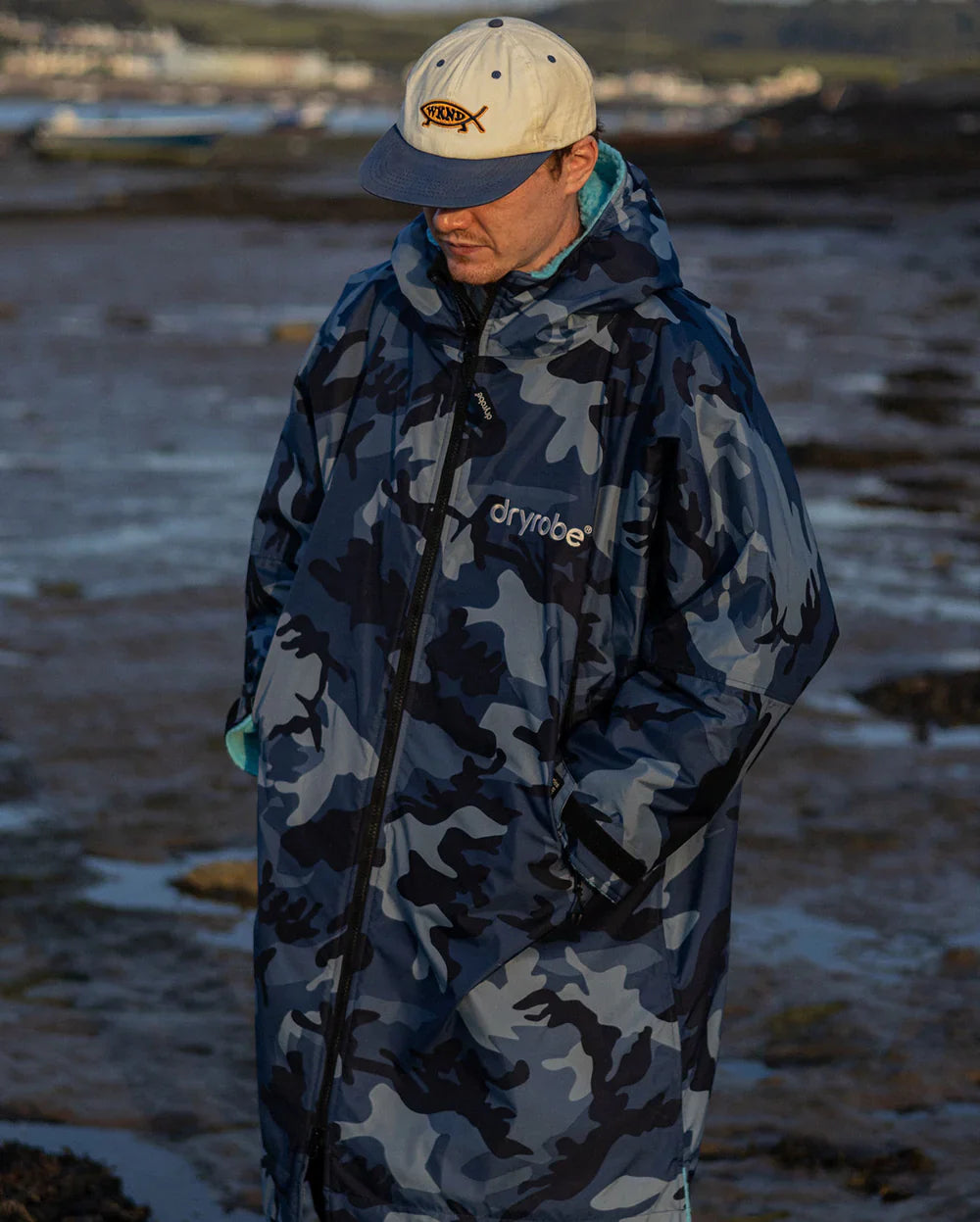 DRYROBE - Advanced Long sleeve - Blue Camo/blue