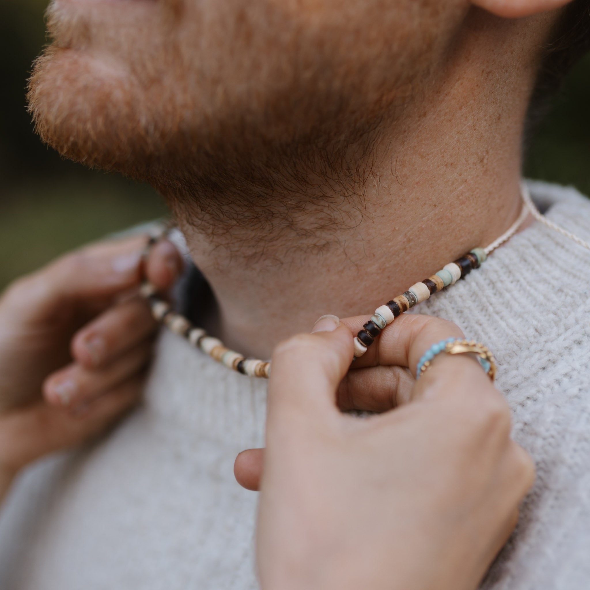 Laut Turquoise Wood Necklace