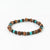 Pineapple island bracelet -  turquoise beads