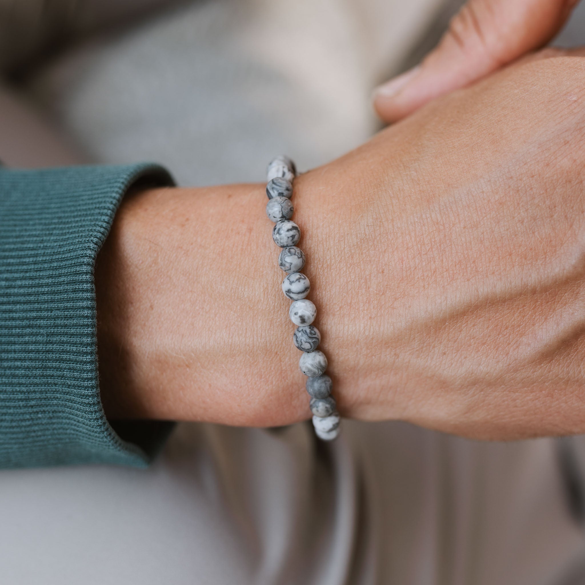 Kanto Lampo Natural Stone Beaded Bracelet