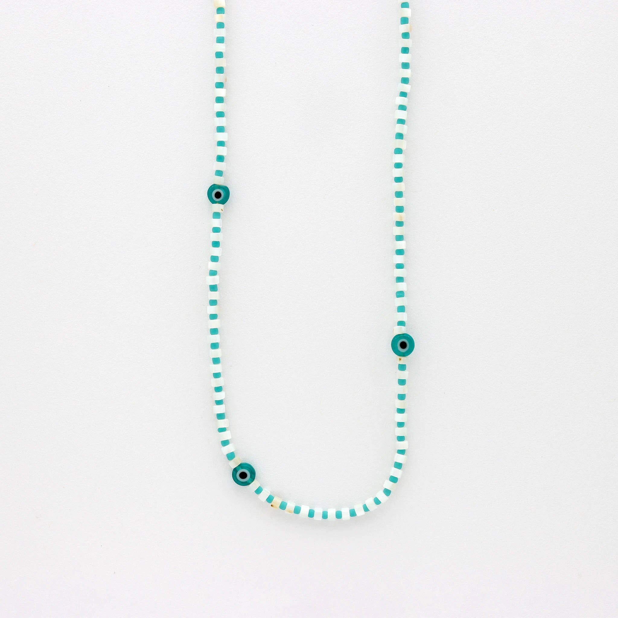 Hanauma Bay Evil Eye Necklace