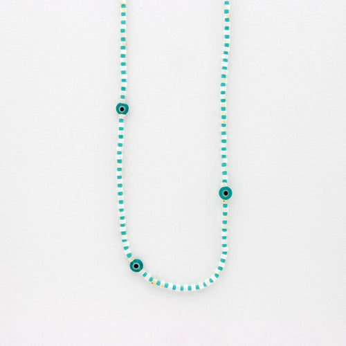 Hanauma Bay Evil Eye Necklace