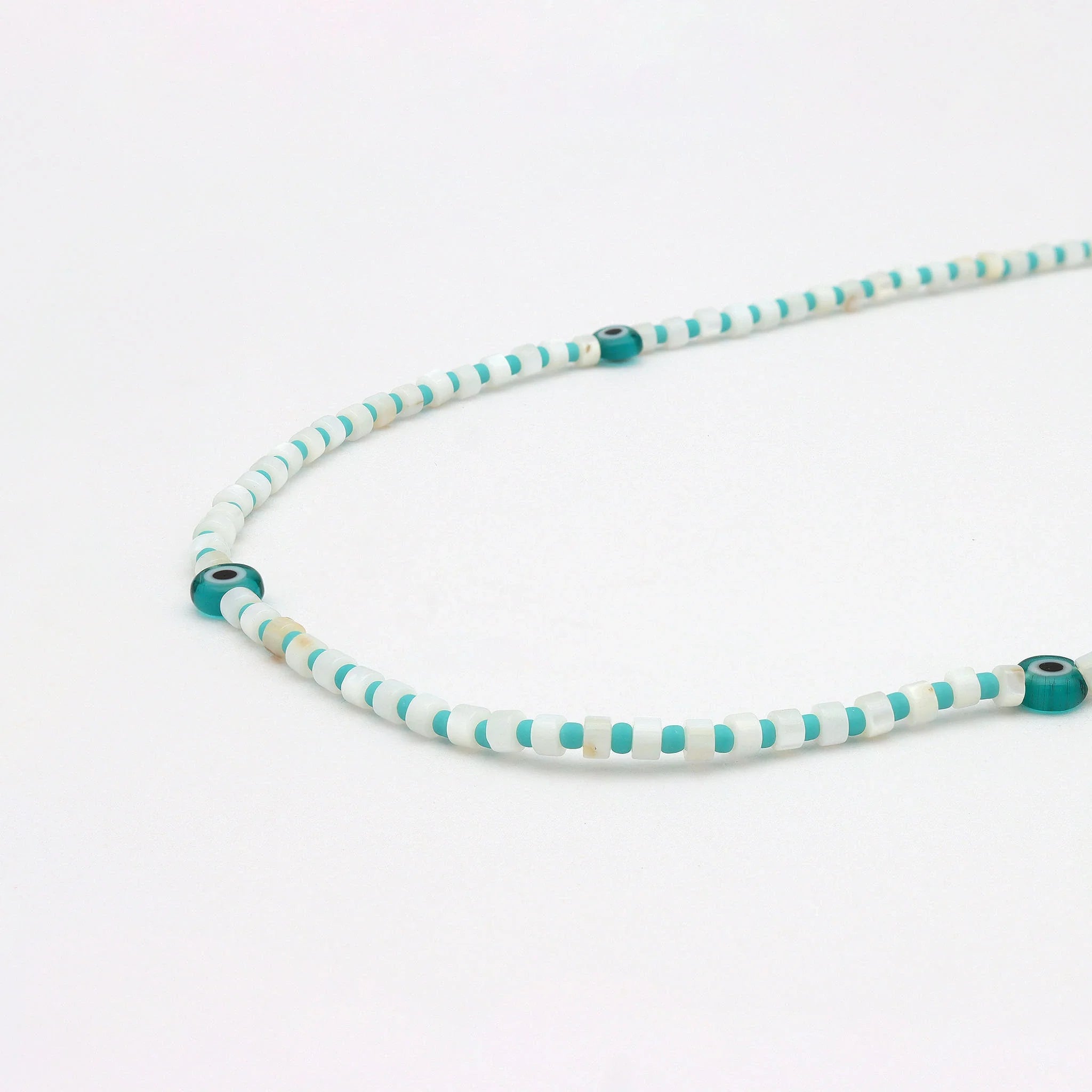 Hanauma Bay Evil Eye Necklace