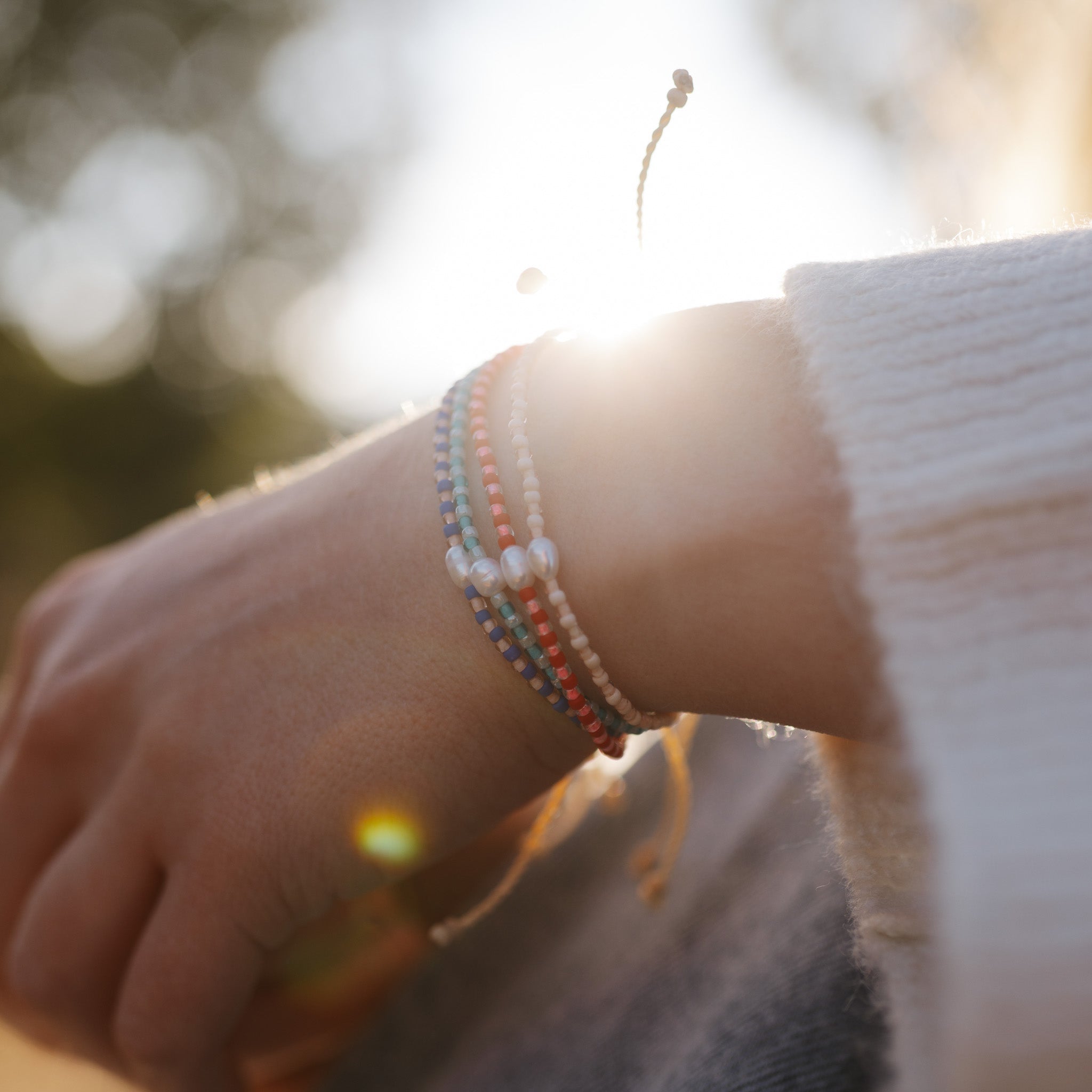 Mutiara Dainty Beaded Pearl Bracelet
