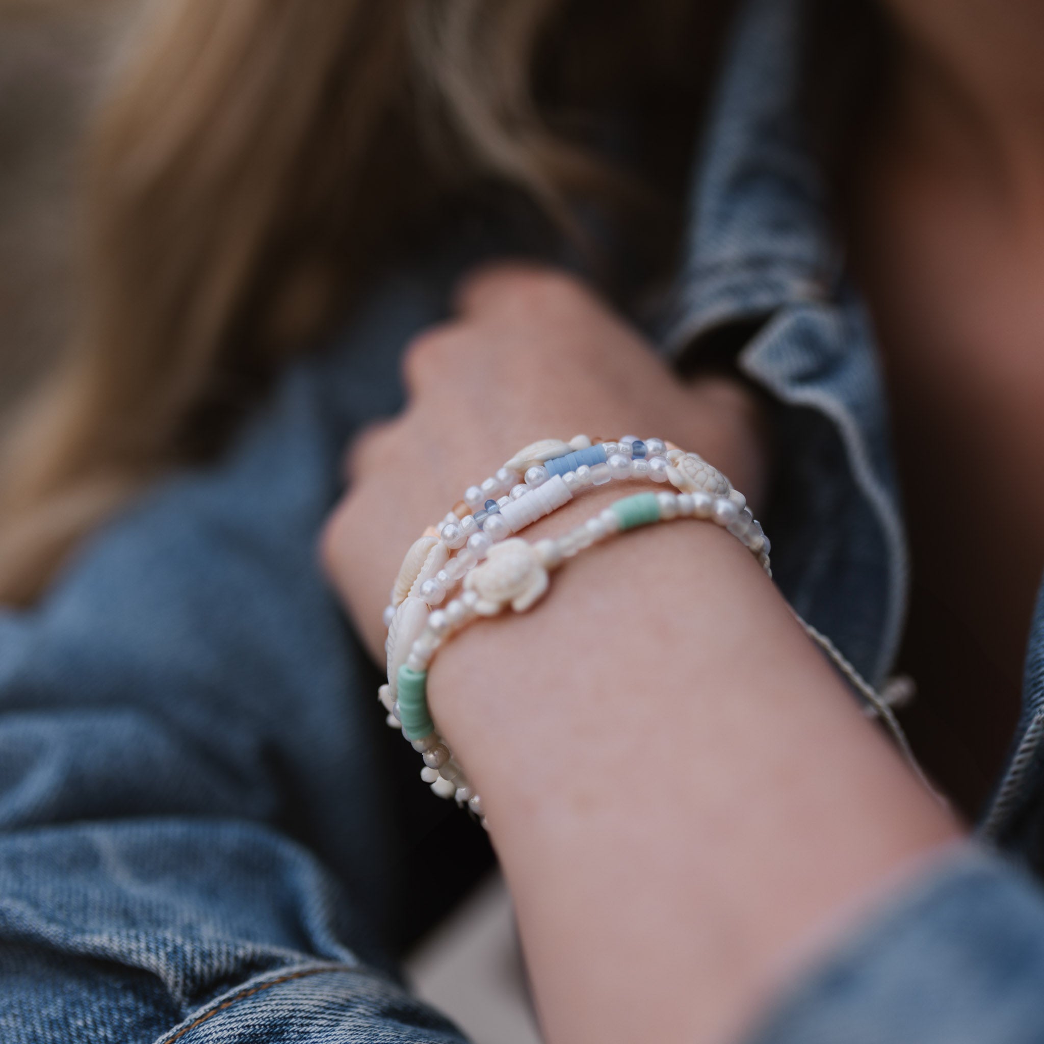 Sagara Hati Beaded Charm Bracelet