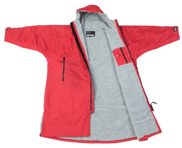 Dryrobe Advanced Long Sleeve - Red Grey