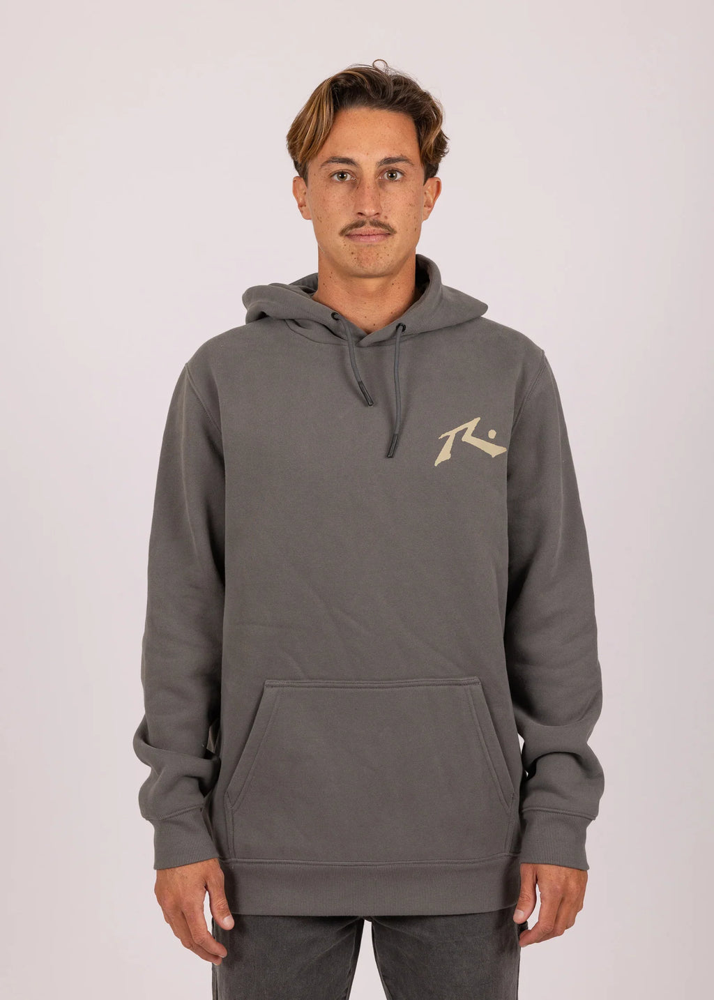 RUSTY Boxed out Hooded fleece Charcoal