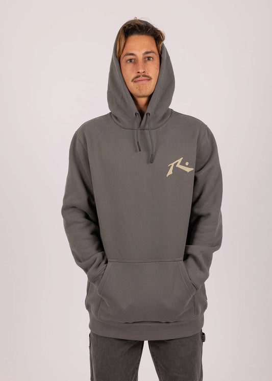 RUSTY Boxed out Hooded fleece Charcoal